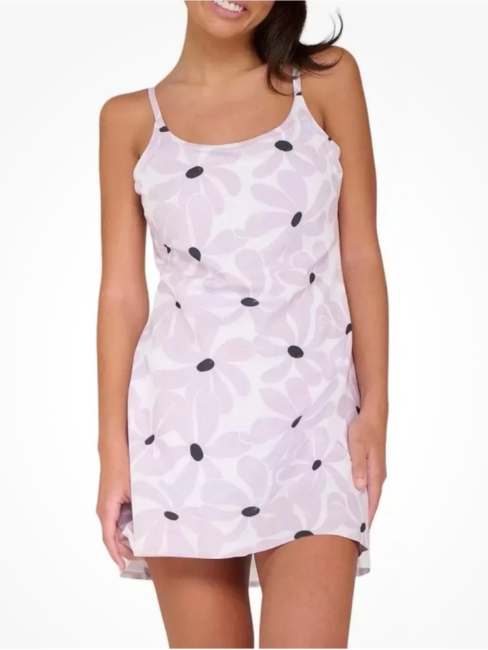 Bad Birdie Core Performance Floral Golf Dress in Pourin’ Purple
